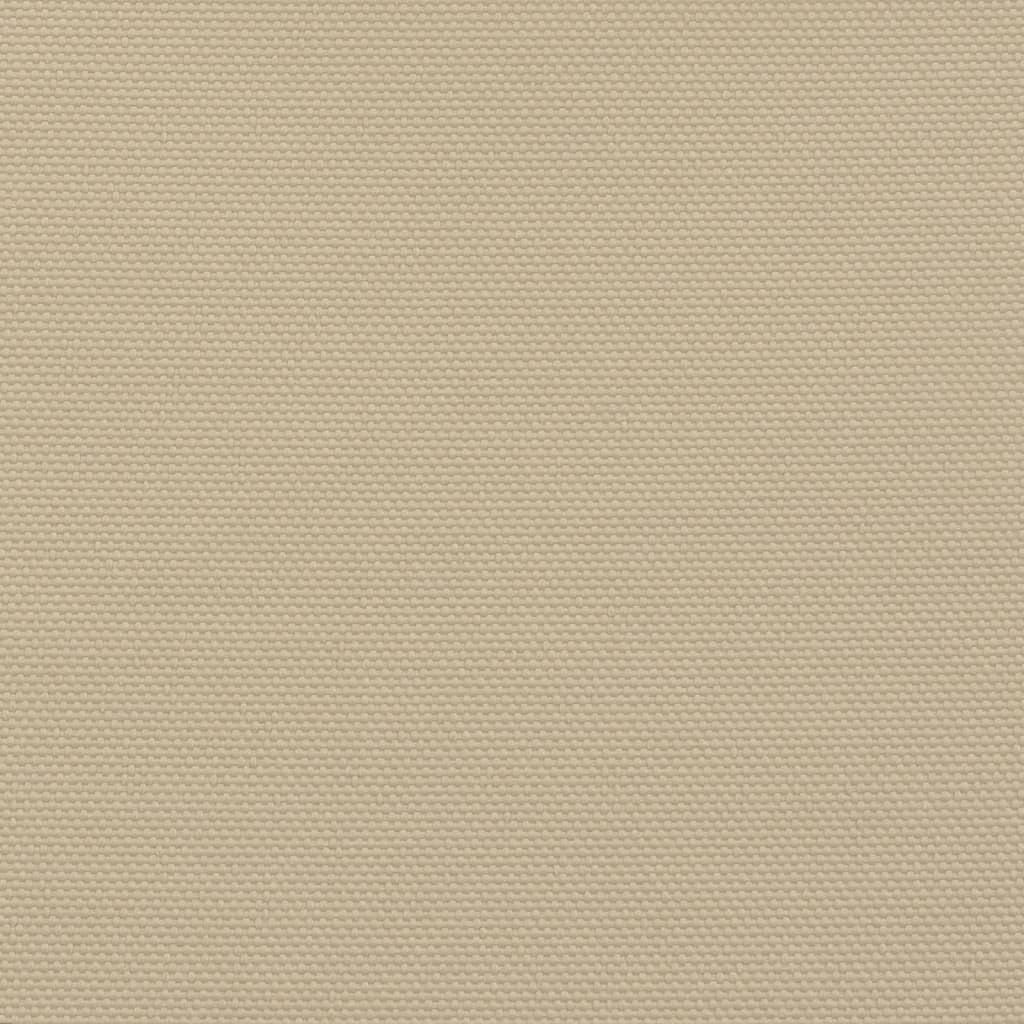 Solsegel oxfordtyg rektangulärt 6x7 m beige