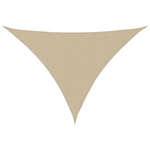 Solsegel oxfordtyg trekantigt 2,5x2,5x3,5 m beige - njoyroom