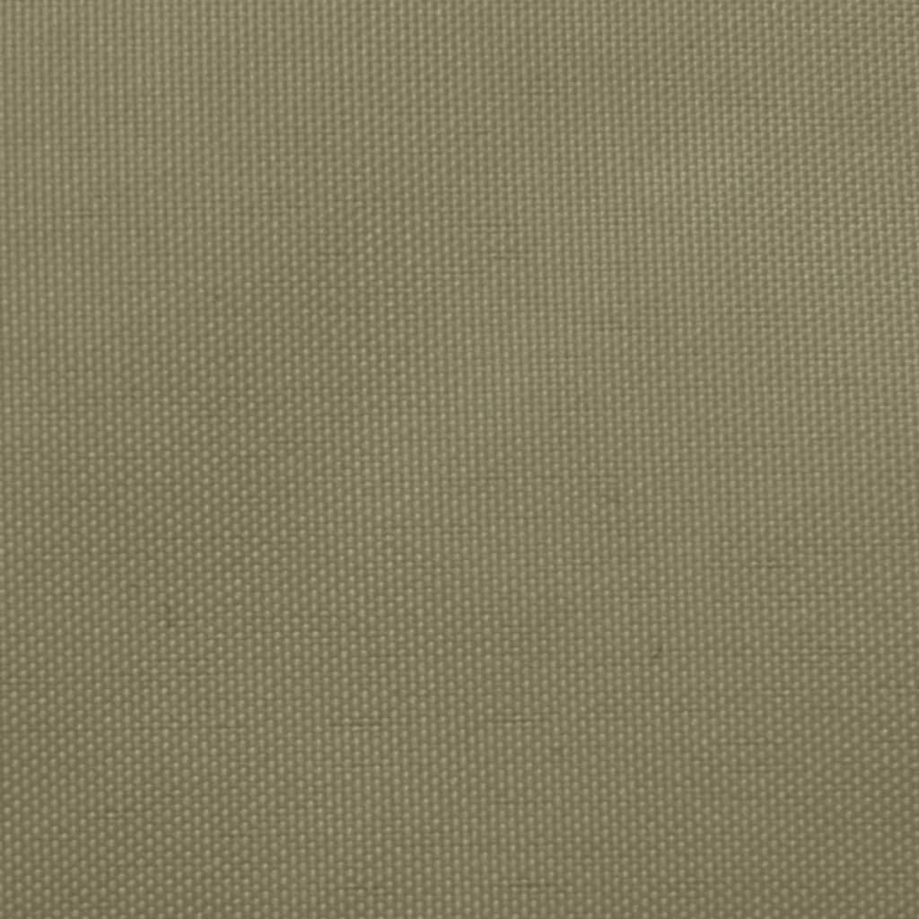 Solsegel oxfordtyg trapets 2/4x3 m beige - njoyroom