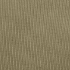 Solsegel oxfordtyg trapets 2/4x3 m beige - njoyroom