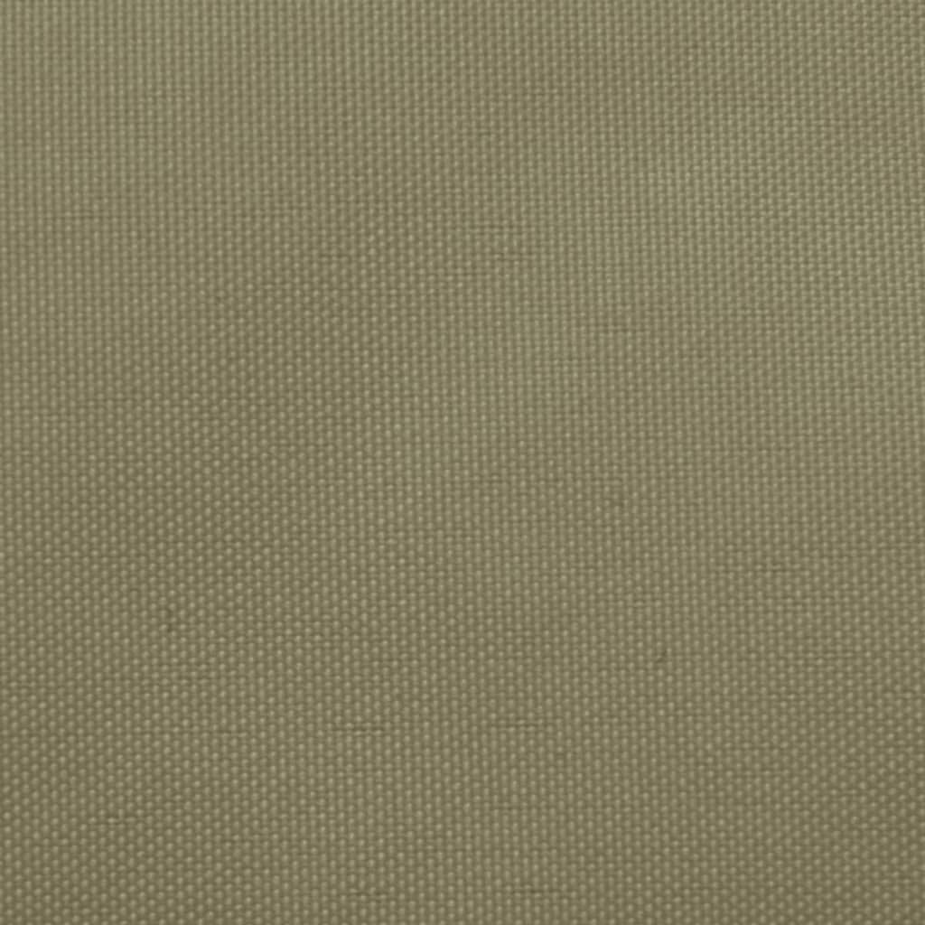 Solsegel oxfordtyg trapets 4/5x4 m beige - njoyroom