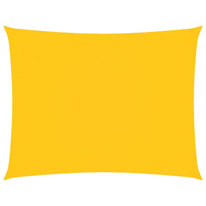 Solsegel oxfordtyg rektangulärt 3,5x5 m gul