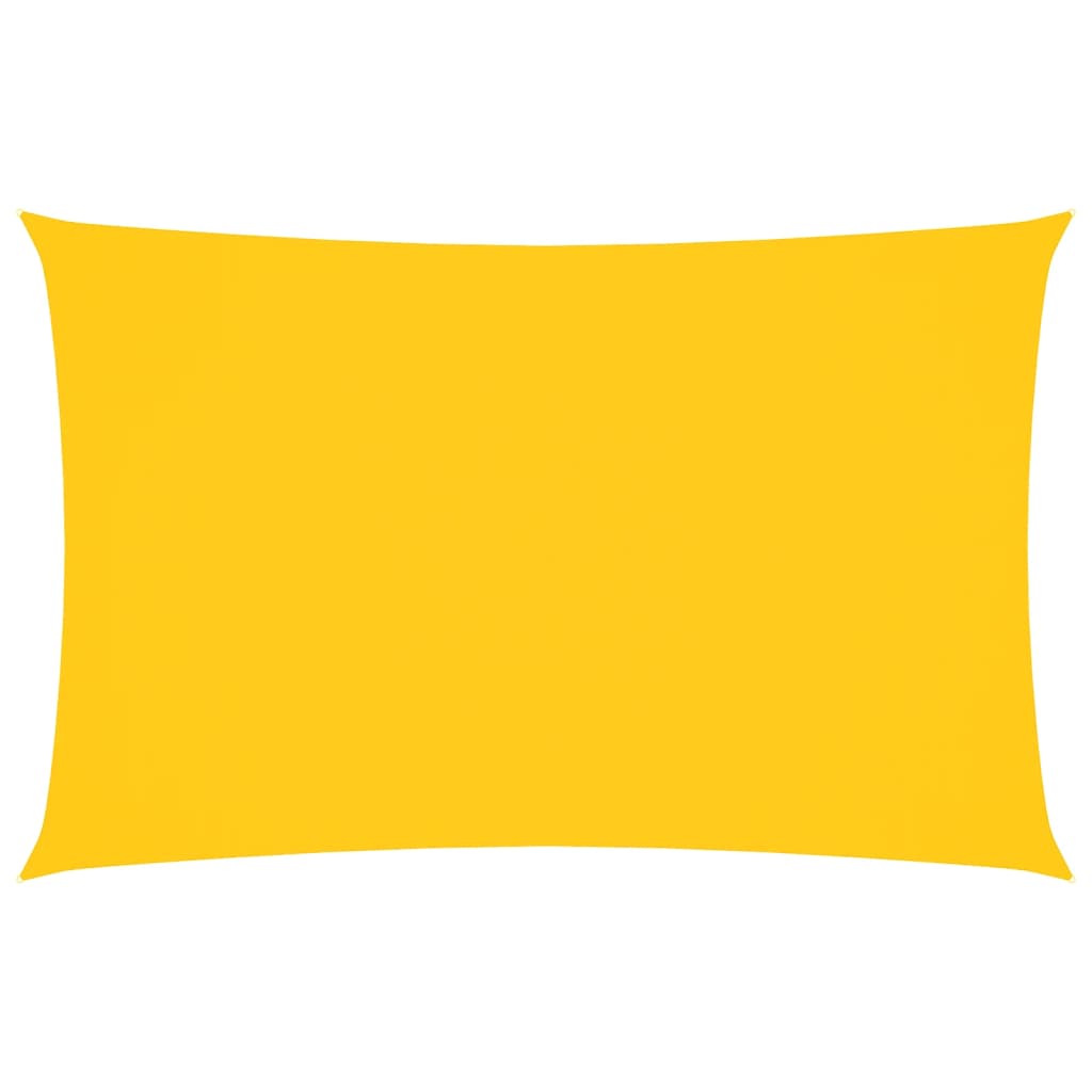 Solsegel oxfordtyg rektangulärt 4x7 m gul