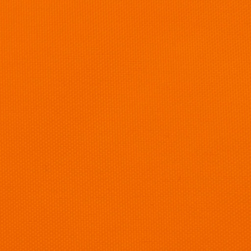 Solsegel oxfordtyg trekantigt 2,5x2,5x3,5 m orange