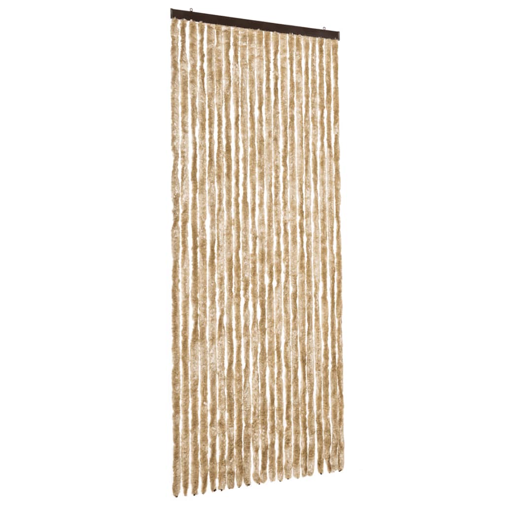 Insektsdraperi beige 90x200 cm chenille