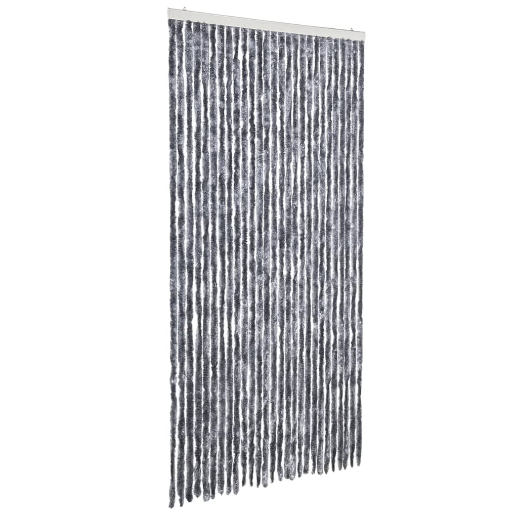 Insektsdraperi silver 118x220 cm chenille