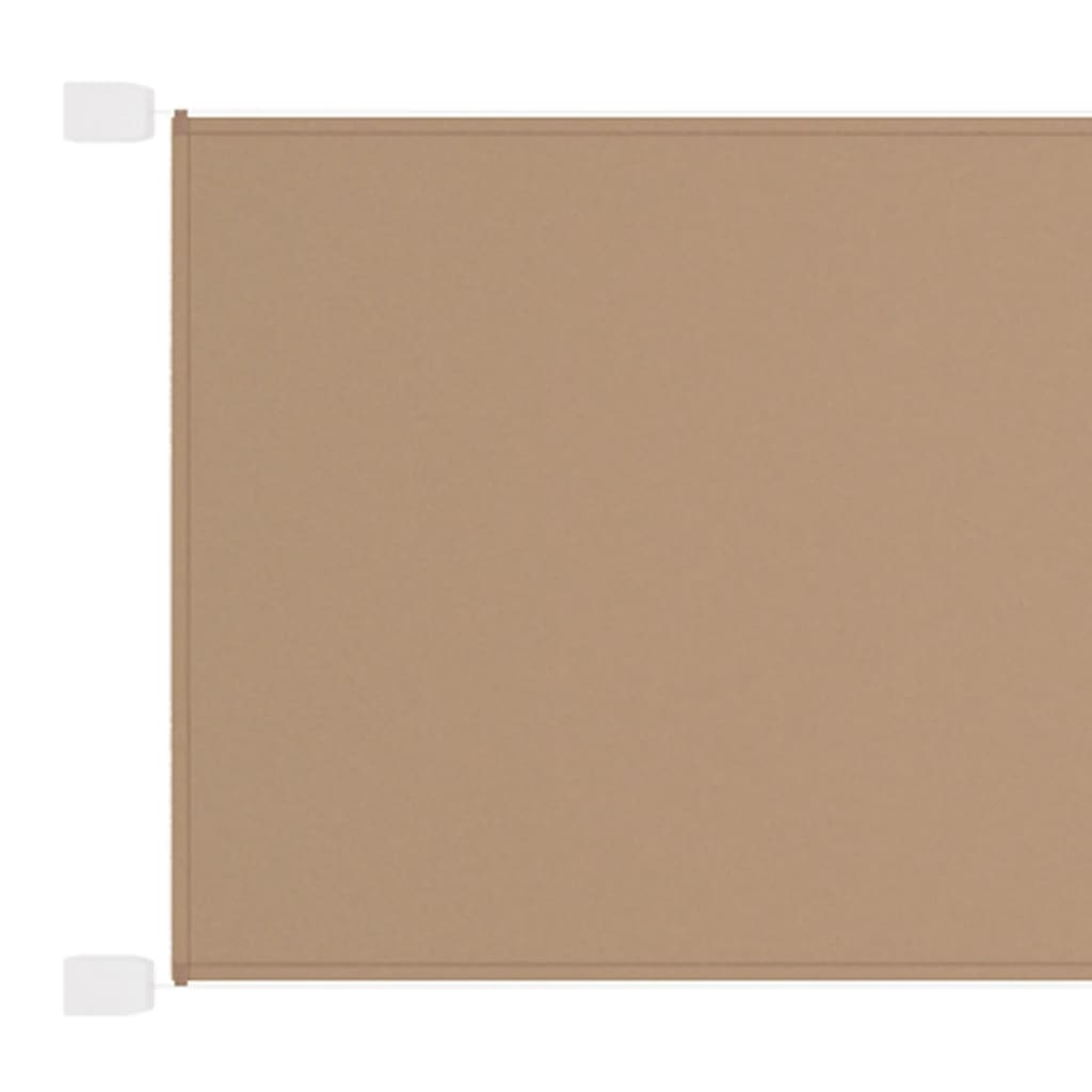 Markis vertikal taupe 60x600 cm oxfordtyg