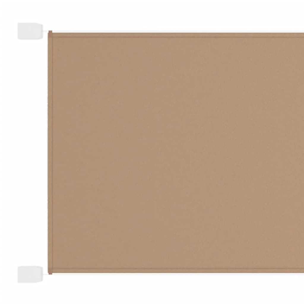 Markis vertikal taupe 140x360 cm oxfordtyg