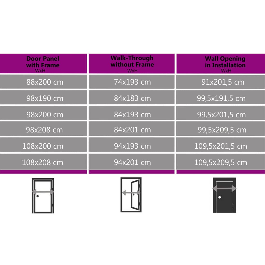 Ytterdörr aluminium och PVC vit 100x200 cm - njoyroom