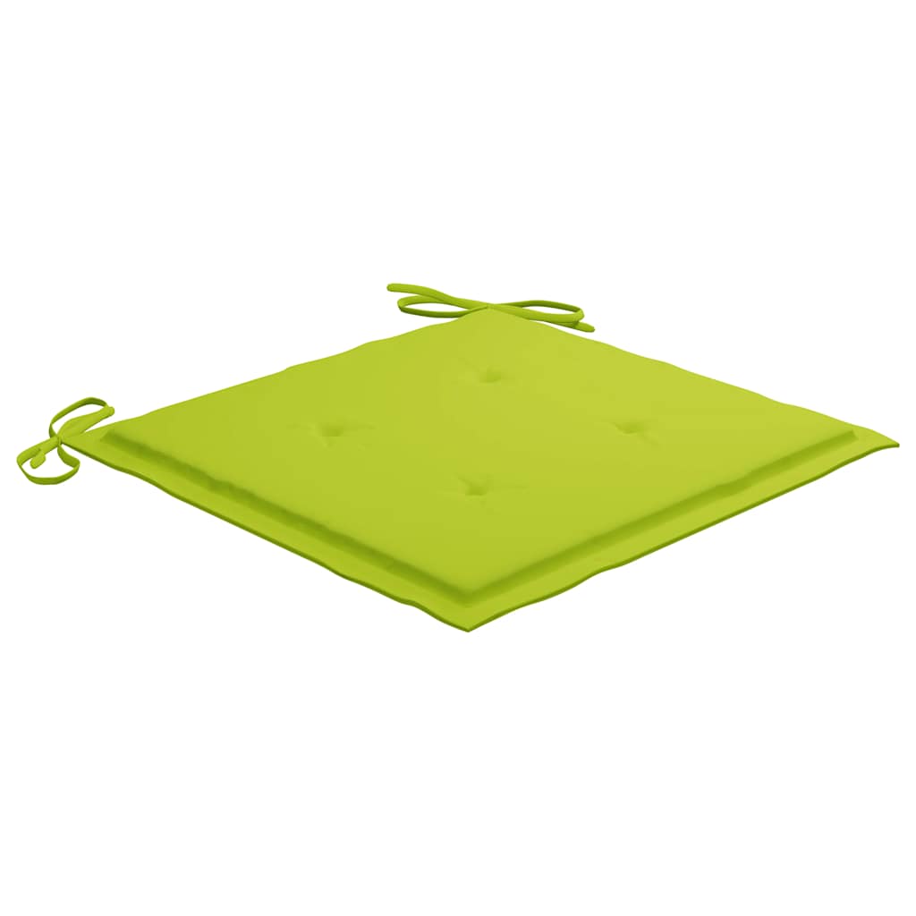 Trädgårdsstolar 2 st med dynor massivt akacia och stål