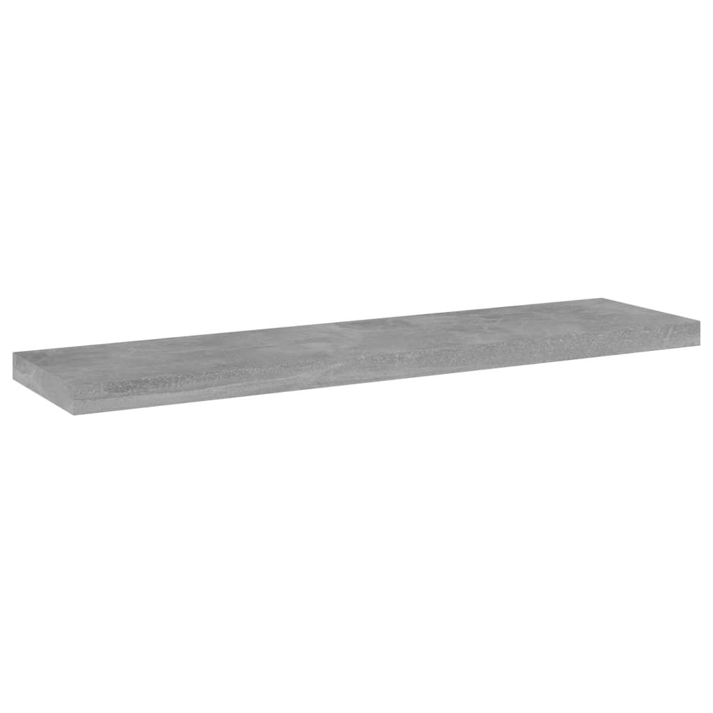 Hyllplan 8 st betonggrå 40x10x1,5 cm konstruerat trä