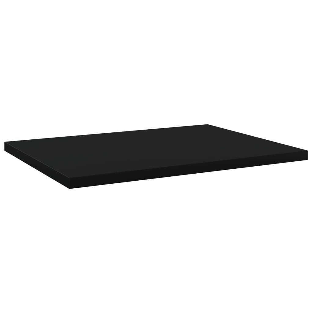 Hyllplan 4 st svart 40x30x1,5 cm konstruerat trä