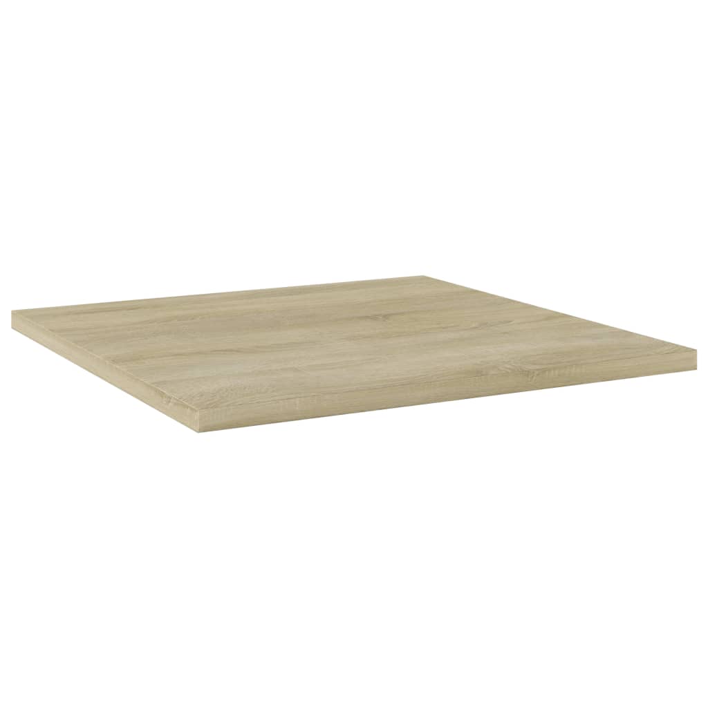 Hyllplan 8 st sonoma-ek 40x40x1,5 cm konstruerat trä