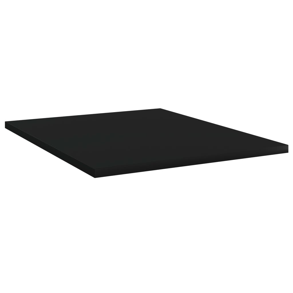 Hyllplan 4 st svart 40x50x1,5 cm konstruerat trä