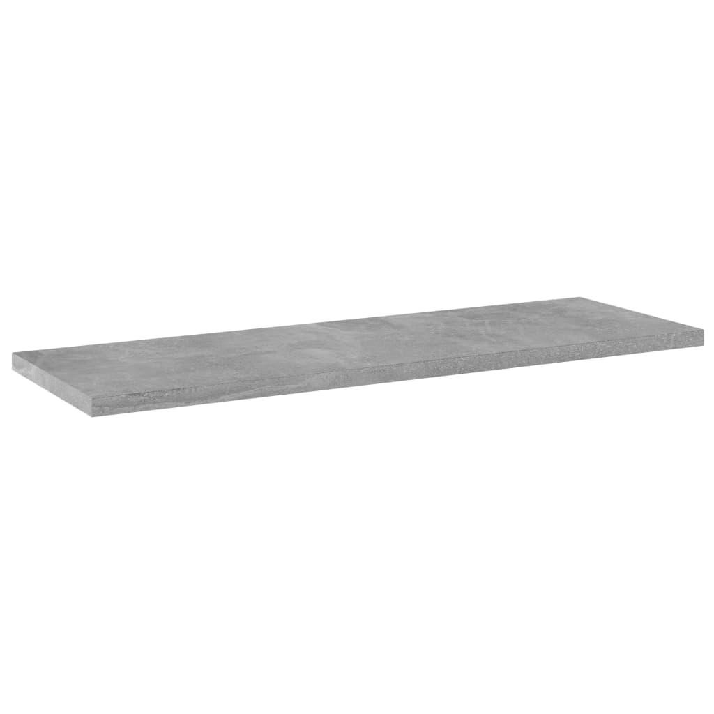 Hyllplan 8 st betonggrå 60x20x1,5 cm konstruerat trä