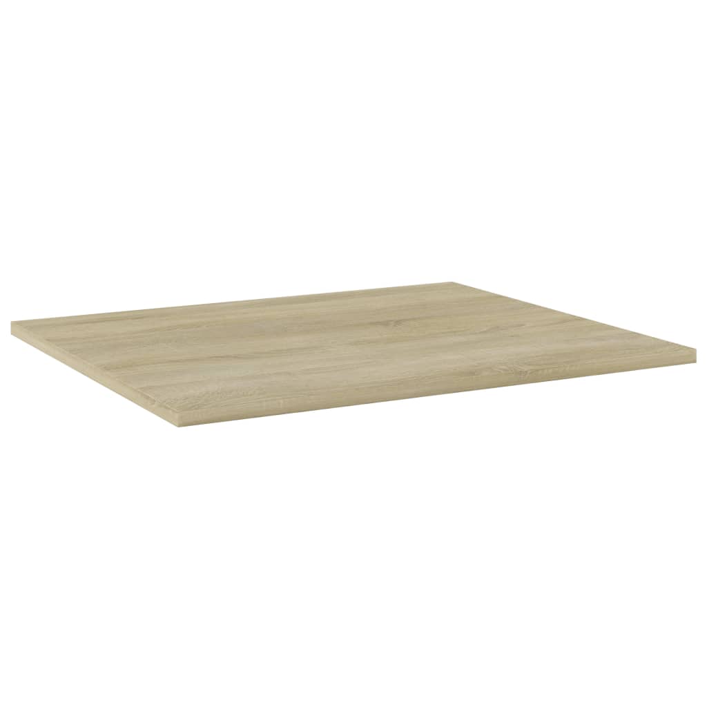 Hyllplan 4 st sonoma-ek 60x50x1,5 cm konstruerat trä