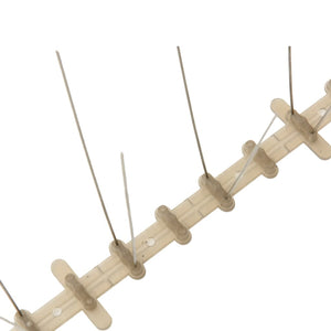 2-raders Fågelpiggar plast 20 st 10 m