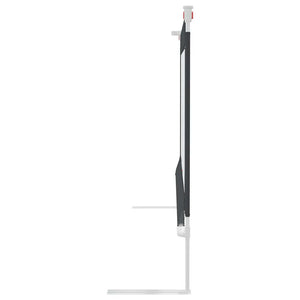 Sängskena för barn mörkgrå 160x25 cm tyg