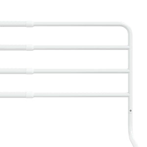 Sängskena för barn vit (76-137)x55 cm tyg