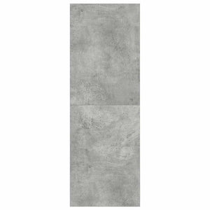 Väggmonterad tv-bänk betonggrå 37x37x107 cm konstruerat trä