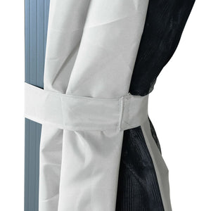 Paviljong med gardin & ljusslinga LED 4x3 m gräddvit aluminium