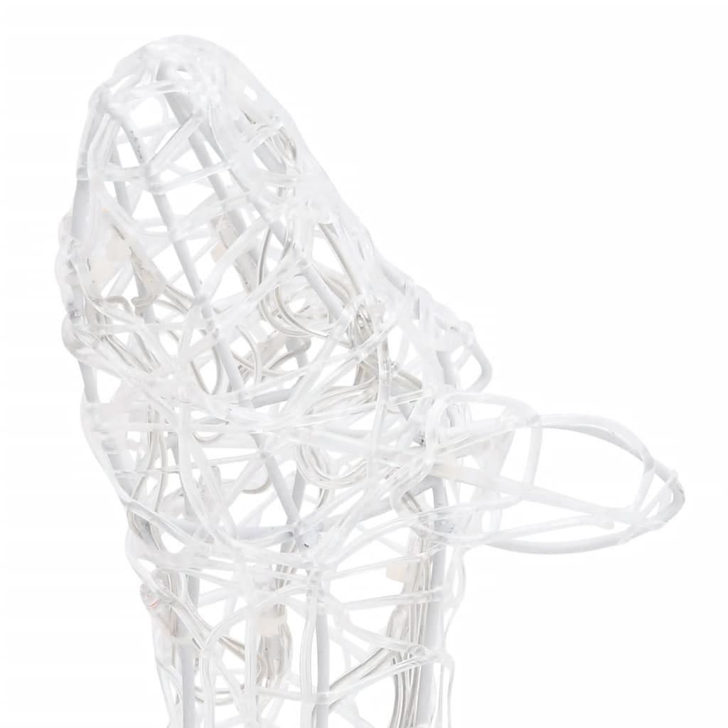 Juldekoration renfamilj akryl 300 LED flerfärgad