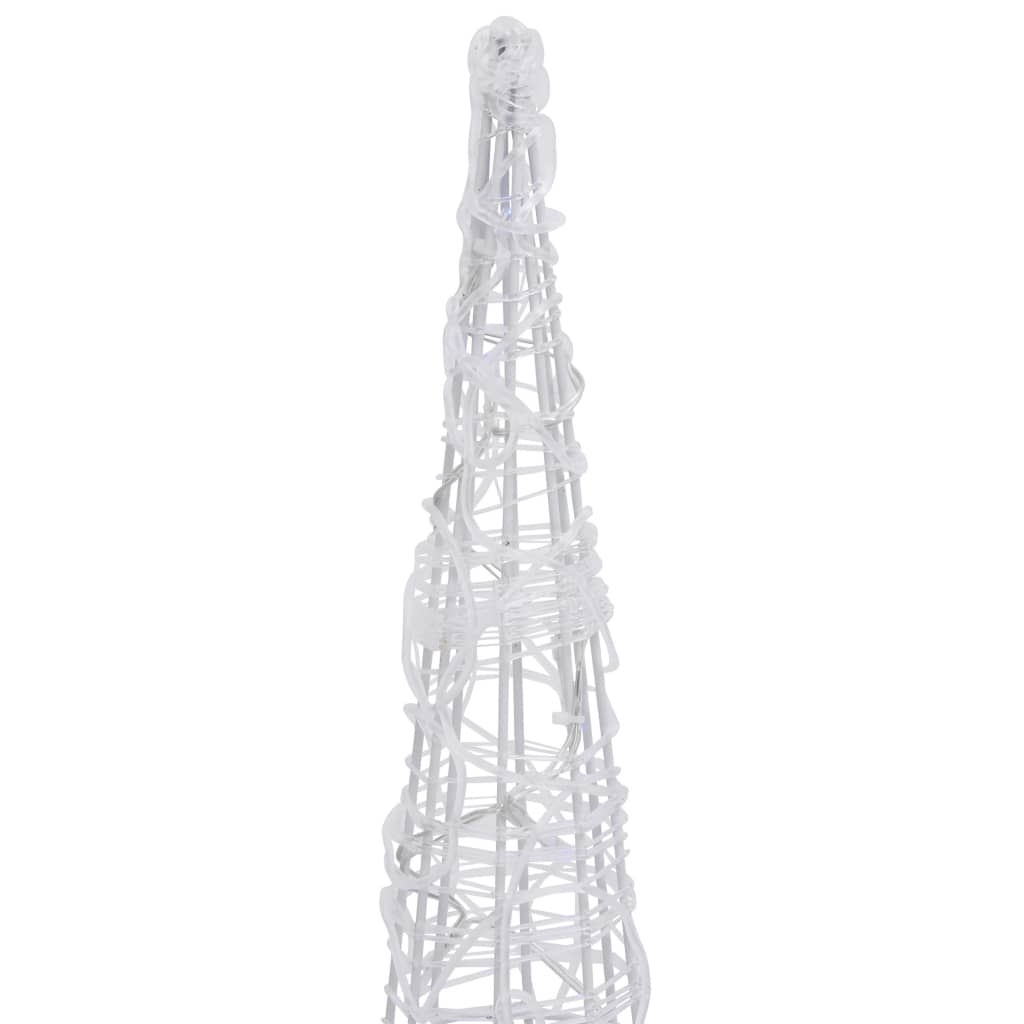 Ljuskon LED pyramid akryl blå 90 cm