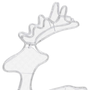 Juldekoration ren mesh 306 LED 60x24x89cm