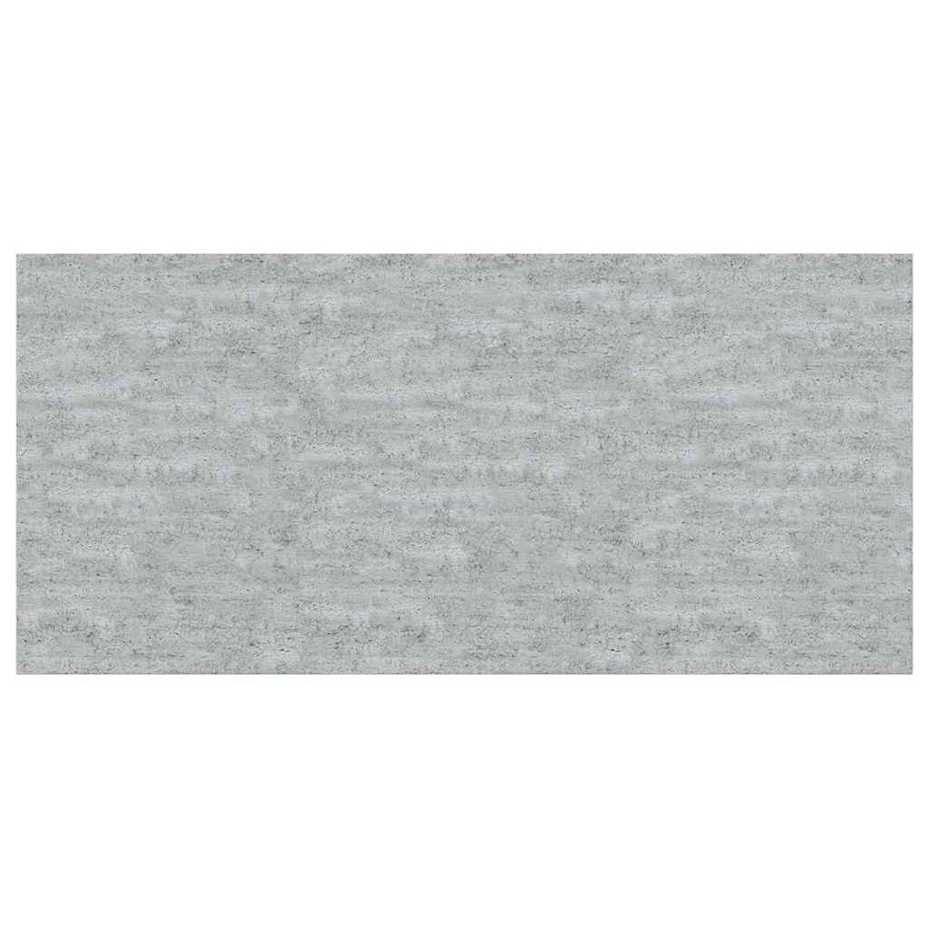 Svävande vägghyllor 4 st betonggrå 50x23x3,8 cm MDF