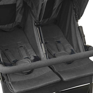 Tvillingvagn antracit stål