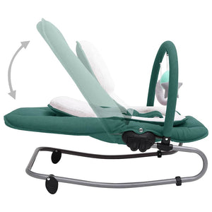 Babysitter grön stål