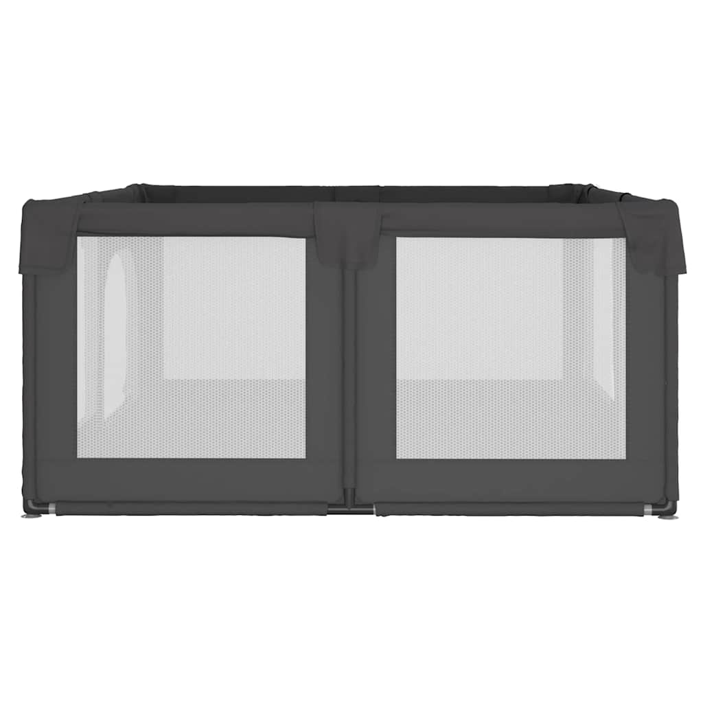 Lekhage med 2 dörrar mörkgrå oxfordtyg