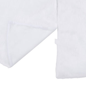 Julgranskjol vit 122 cm fuskpäls