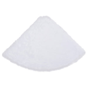 Julgranskjol vit 122 cm fuskpäls