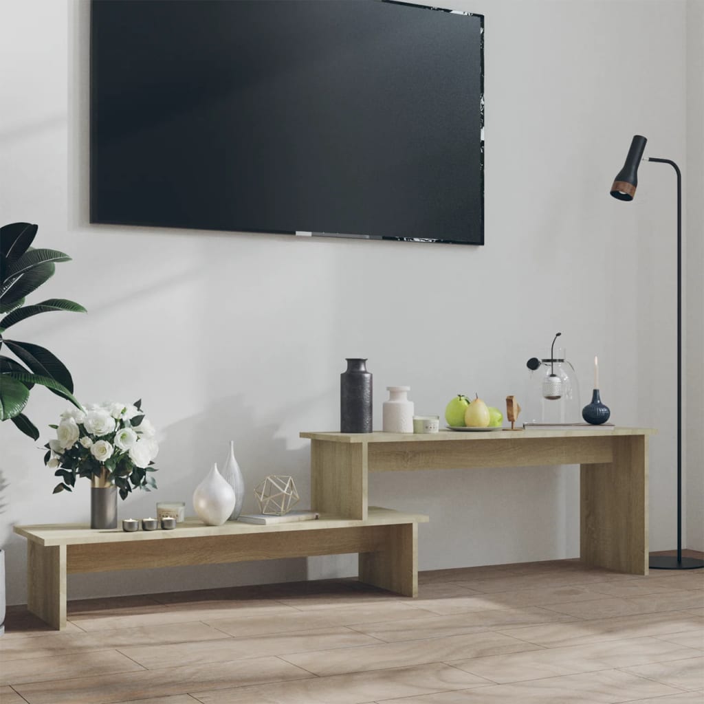 Tv-bänk sonoma-ek 180x30x43 cm konstruerat trä