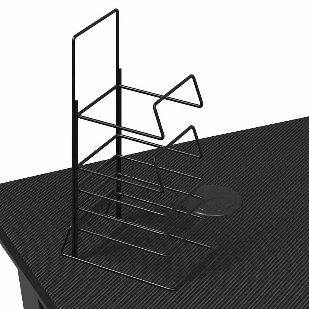 Gamingskrivbord med Y-formade ben svart 110x60x75 cm