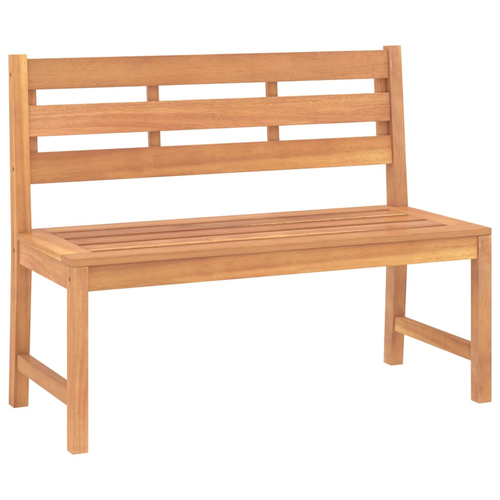 Trädgårdsbänk 114 cm massiv teak