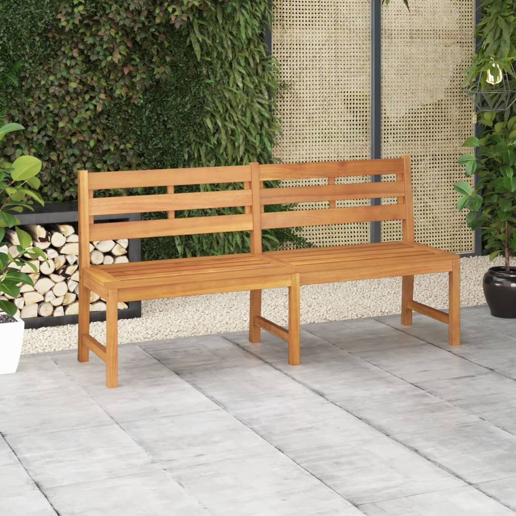 Trädgårdsbänk 180 cm massiv teak