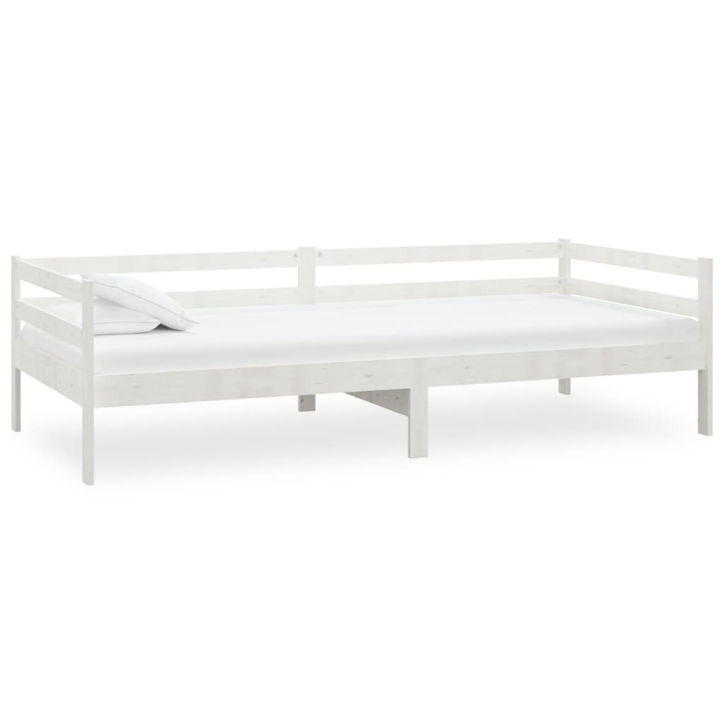 Dagbädd vit massiv furu 90x200 cm