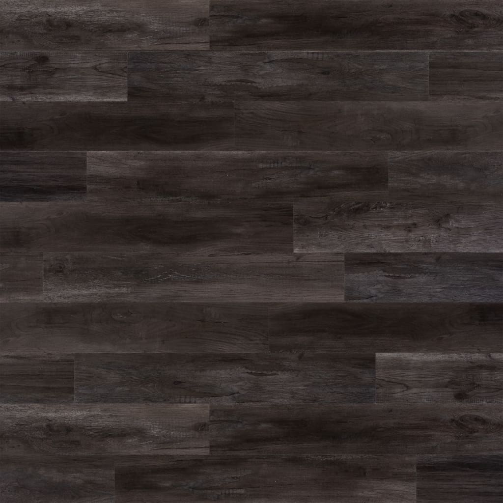 WallArt 30 st Plankor i Wood Look "GL-WA33" Barnwood Ek Charcoal Black