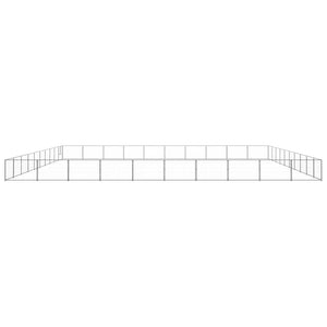 Hundgård silver 100 m² stål