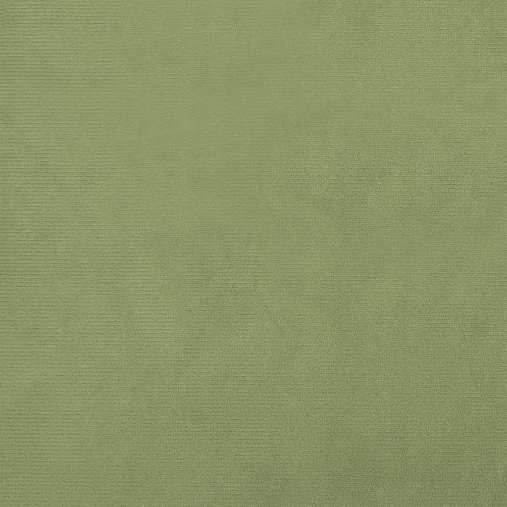 Rund förvaringspall grön sammet 31 x 37 cm