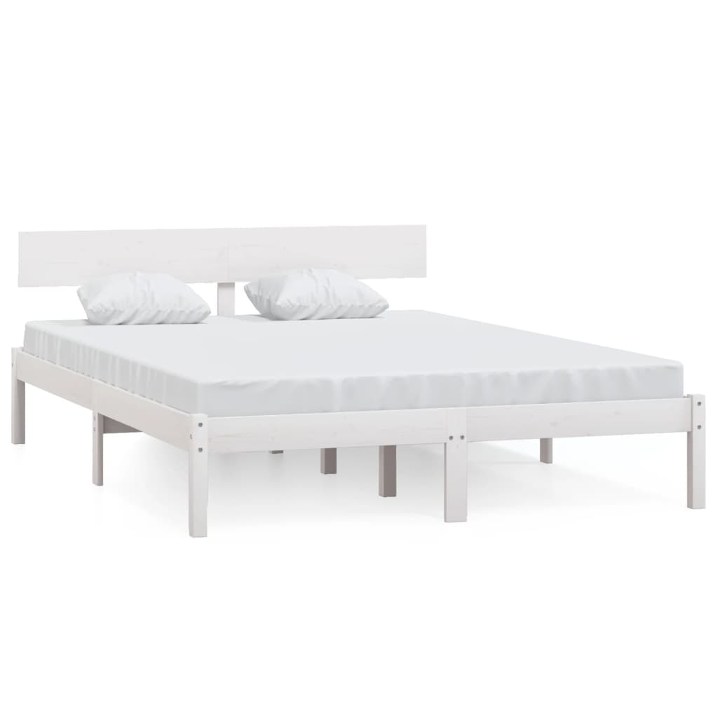 Sängram massiv furu 135x190 cm UK dubbel