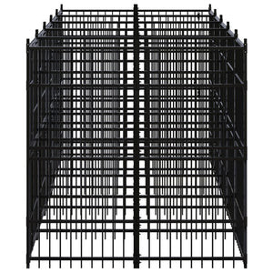 Hundgård för utomhusbruk stål 9,22 m²