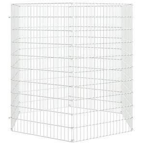 Husdjursbur 6-panel 54x100 cm galvaniserat järn