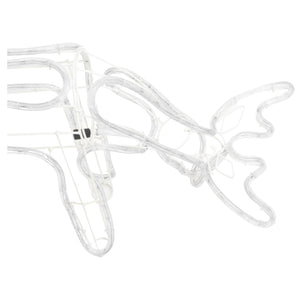 Renfigur ljusslinga kallvit 73x31x45 cm