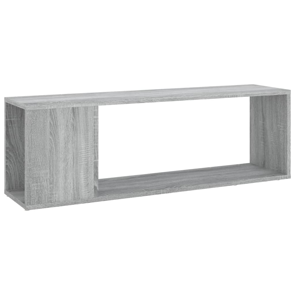 Tv-bänk grå sonoma 100x24x32 cm konstruerat trä