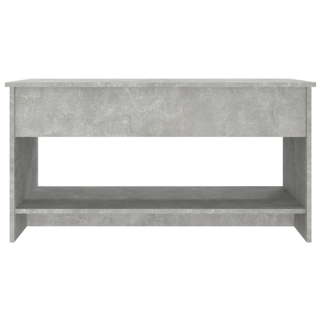 Soffbord betonggrå 102x50x52,5 cm konstruerat trä