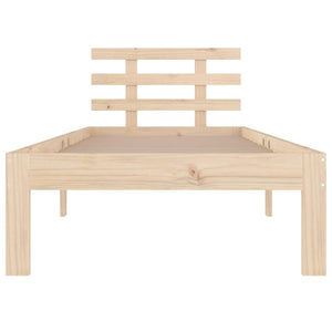 Sängram massivt trä 75x190 cm