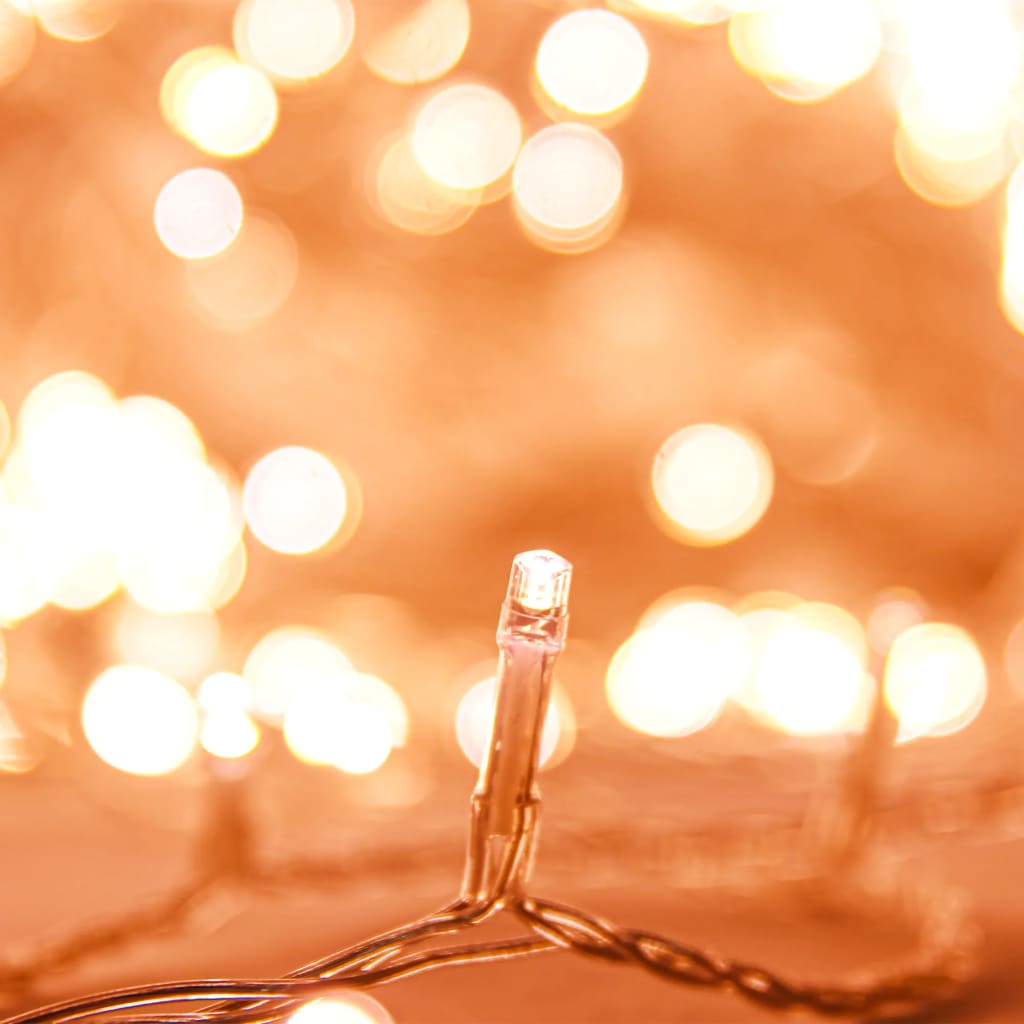 Ljusslinga med 1000 LED varmvit 100 m PVC